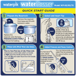 Waterpik Technologies WATERFLOSSER WP-65 User's Manual