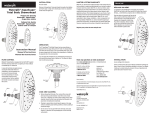 Waterpik Technologies Total Body Showerhead AquaScape User's Manual