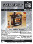 Waterford Appliances EMERALD E63-NG1 User's Manual
