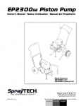 Wagner SprayTech Paint Sprayer 294083 User's Manual