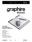 WACOM GRAPHIRE CTE-630BT User's Manual