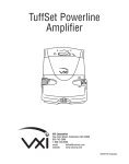VXI Powerline Amplifier User's Manual