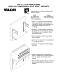 Vulcan-Hart Wallmnt-Chrbkr User's Manual