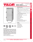 Vulcan-Hart VHMD15 User's Manual