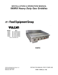 Vulcan-Hart ML-135309-924RX User's Manual