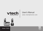 VTech VT5875 User's Manual