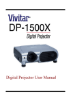 Vivitar DP1500 X User's Manual
