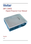 Vivitar DP-1200 X User's Manual