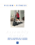 Vision Fitness X6200HRC/DA User's Manual