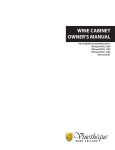 Vinotheque GCM-01 User's Manual