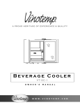 Vinotemp VT-SC-1 User's Manual