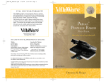 VillaWare 3600-NS User's Manual