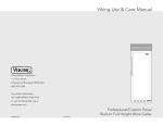 Viking VCWB301 User's Manual