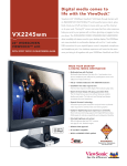 ViewSonic VX2245WM User's Manual
