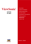 ViewSonic VOT530 User's Manual