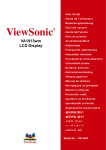 ViewSonic VA1913wm User's Manual