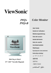 ViewSonic P95f+ User's Manual