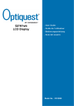 ViewSonic Optiquest Q2161WB User's Manual