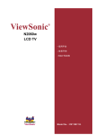 ViewSonic N2060W User's Manual