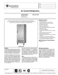 Victory Refrigeration ACRS-1D-S7-SST User's Manual