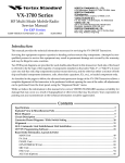 Vertex Standard TRANSCEIVER VX-1700 User's Manual