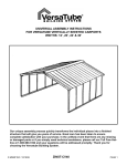 VersaTube Building Systems ZINST-CV40 User's Manual