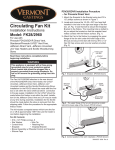 Vermont Castings FK28/2960 User's Manual