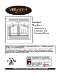 Vermont Casting EWF36 User's Manual