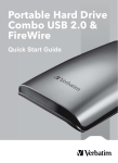 Verbatim Portable Hard Drive Combo USB User's Manual