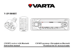 Varta V-DV800BT User's Manual