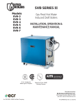 Utica Boilers SVB Series II Operation and Installation Manual