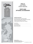 Utica Boilers PEG E Series Parts list