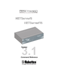 USRobotics NETServer/16 User's Manual
