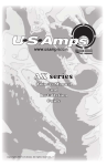 US Amps AX User's Manual