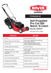 Univex 80M44 User's Manual