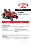 Univex Clipper 385002X108 User's Manual