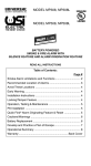 Universal Security Instruments MP308 Instruction Sheet