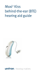Unitron Hearing Aid Moxi2 Kiss User's Manual