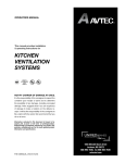 Unified Brands Kitchen Ventilation Systems User's Manual