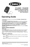 Uniden VS2600XR User's Manual