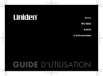 Uniden TRU8866 Owner's Manual