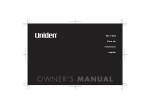 Uniden EXI7246B Owner's Manual