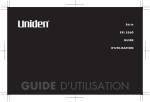 Uniden EXI5560 Owner's Manual