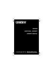 Uniden DSS3405 User's Manual