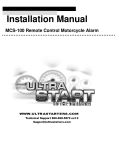 Ultra Start MCS-100 User's Manual