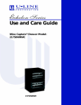 U-Line 2175DWRWC User's Manual