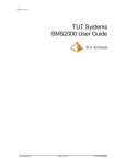 Tut Systems SMS2000 User's Manual