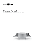 Turbo Chef Technologies TurboChef High h Conveyor 2020 User's Manual