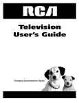 TTE Technology CRT Television User's Manual