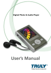 Truly electronic Mftg Digital Photo & Audio Player User's Manual